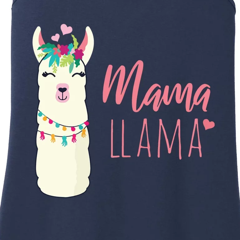 Womens Mama Llama Ladies Essential Tank