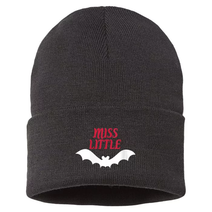 Wo Miss Little Batwoman Halloween Costume Batty Scary Sustainable Knit Beanie