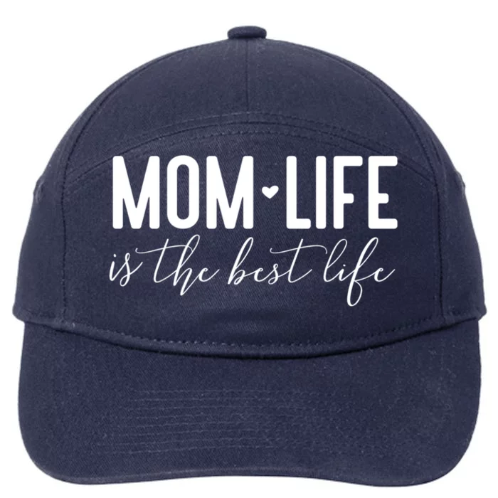 Wonder Mom Life Is The Best Life For Mama Or Grandma Gift 7-Panel Snapback Hat