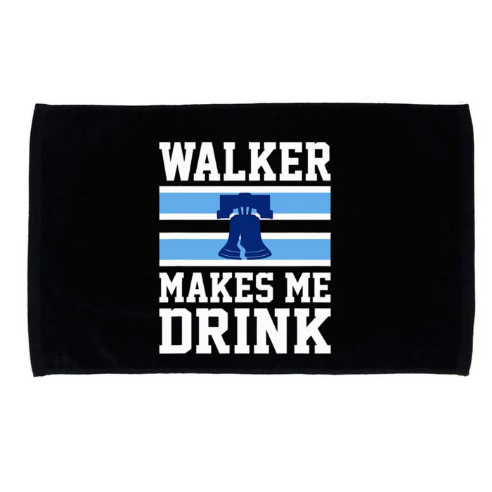 Walker Makes Me Drink Microfiber Hand Towel