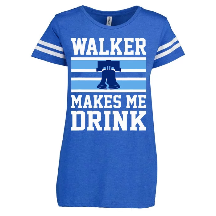 Walker Makes Me Drink Enza Ladies Jersey Football T-Shirt