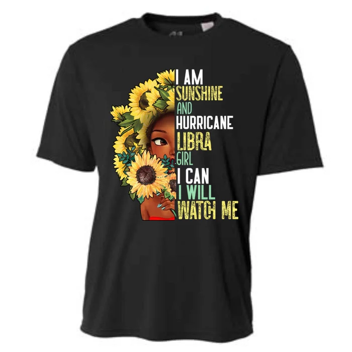 Watch Me Motivational Libra September October Mom Gift Cooling Performance Crew T-Shirt