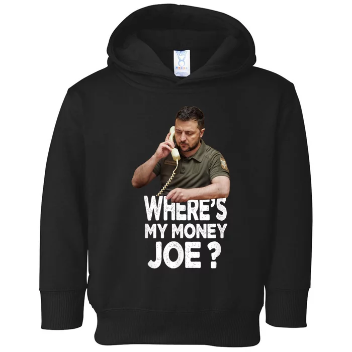 Wheres My Money Joe? Funny Anti Joe Biden Toddler Hoodie