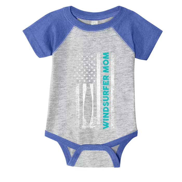 Windsurfing Mom Mother Windsurfer Gift Infant Baby Jersey Bodysuit