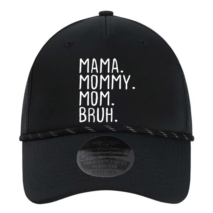 Wo Mama Mommy Mom Bruh Mommy And Me Mom Gift Performance The Dyno Cap