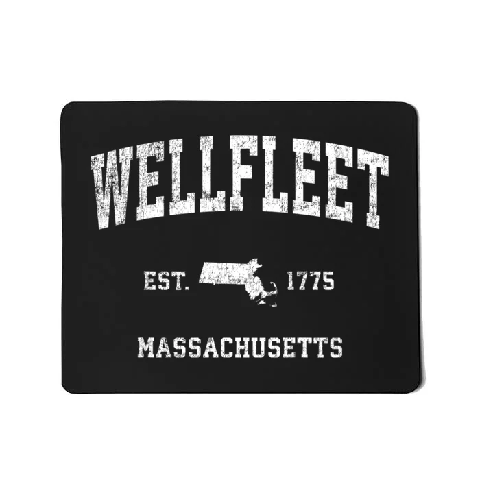 Wellfleet Massachusetts Ma Vintage Athletic Sports Mousepad