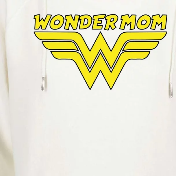 Wonder Mom Mother's Day Gift Womens Funnel Neck Pullover Hood