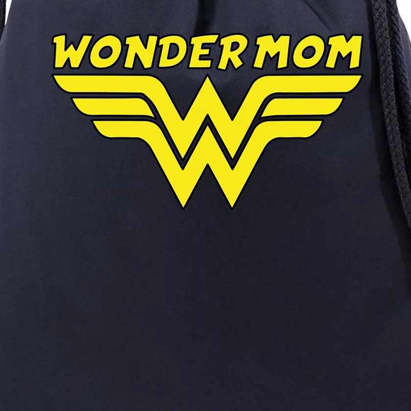 Wonder Mom Mother's Day Gift Drawstring Bag