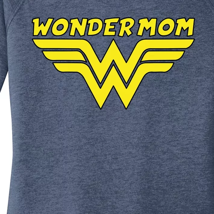 Wonder Mom Mother's Day Gift Women's Perfect Tri Tunic Long Sleeve Shirt