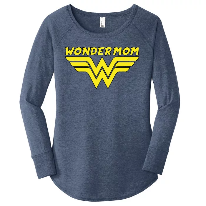 Wonder Mom Mother's Day Gift Women's Perfect Tri Tunic Long Sleeve Shirt