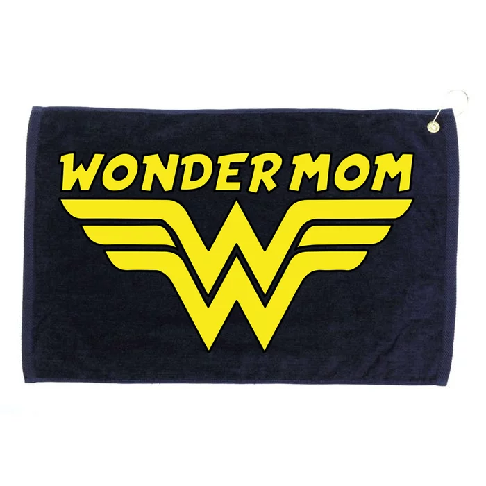 Wonder Mom Mother's Day Gift Grommeted Golf Towel