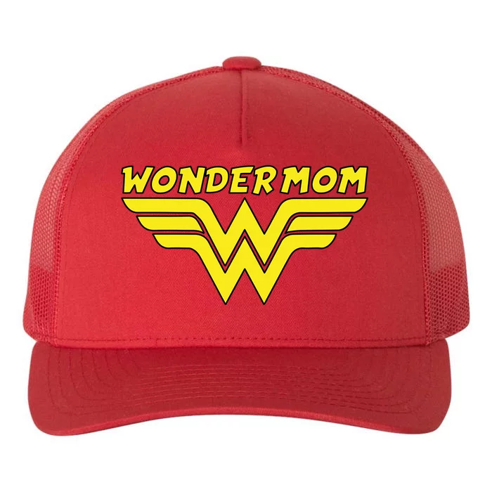 Wonder Mom Mother's Day Gift Yupoong Adult 5-Panel Trucker Hat