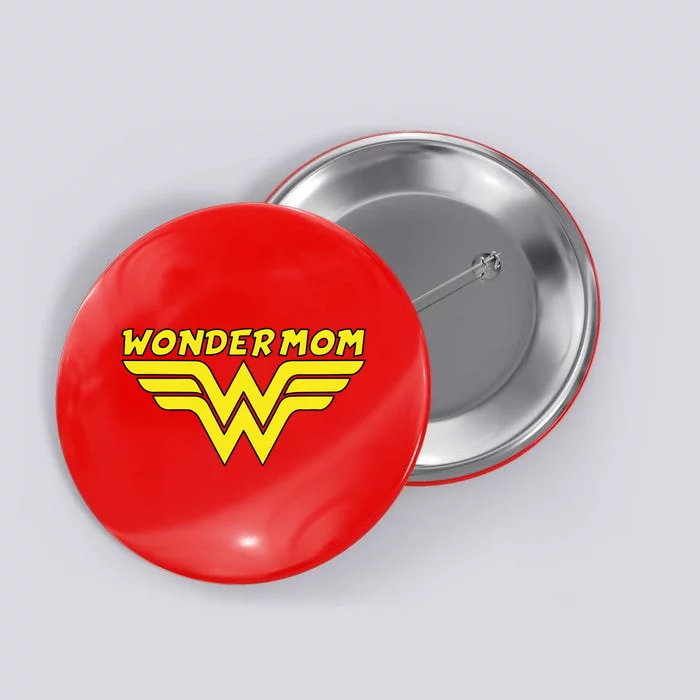 Wonder Mom Mother's Day Gift Button