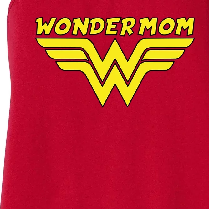 Wonder Mom Mother's Day Gift Women's Racerback Tank