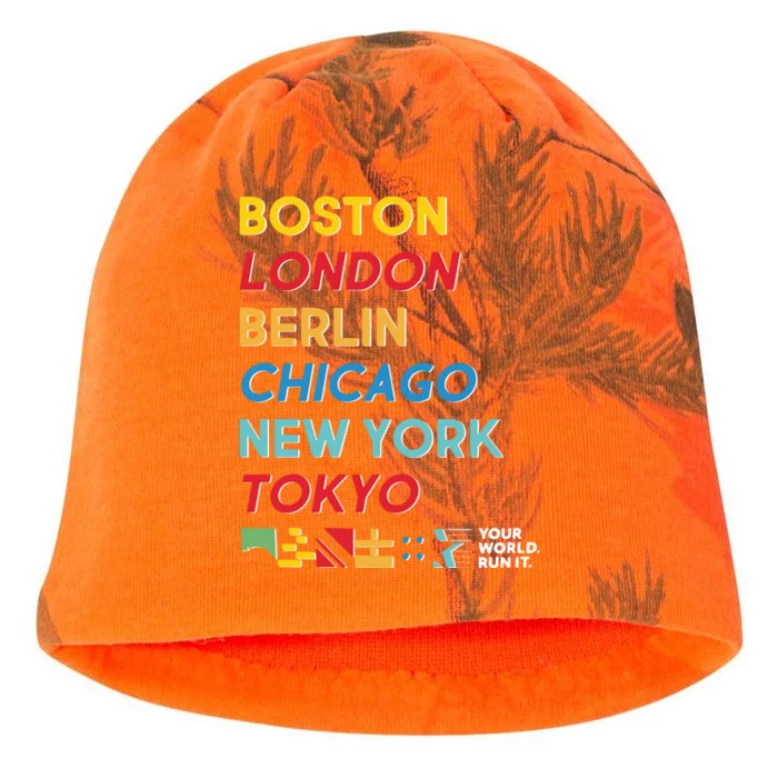 World Marathon Majors Sportiqe Kati - Camo Knit Beanie