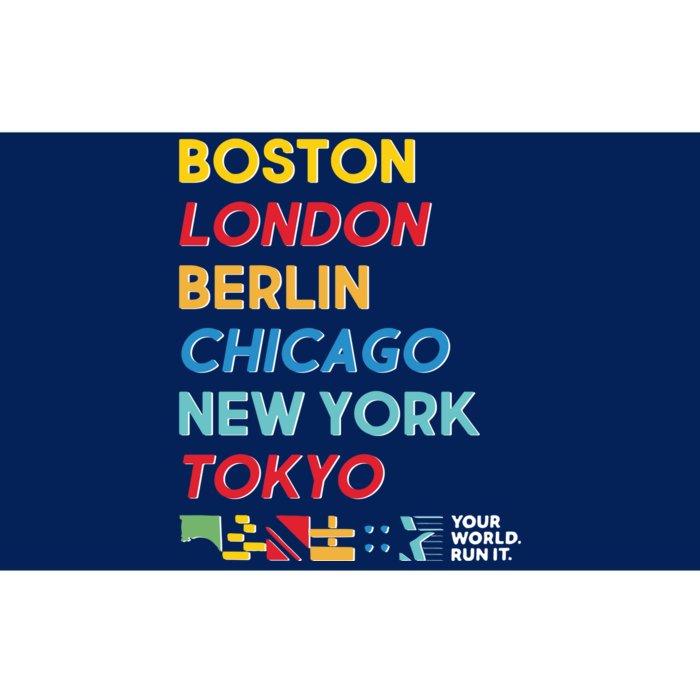 World Marathon Majors Sportiqe Bumper Sticker