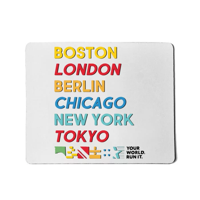 World Marathon Majors Sportiqe Mousepad