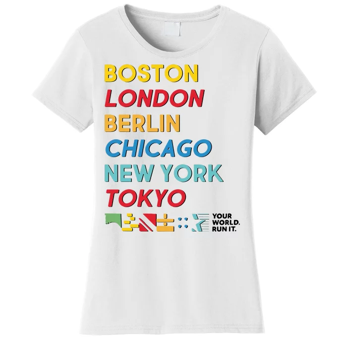 World Marathon Majors Sportiqe Women's T-Shirt