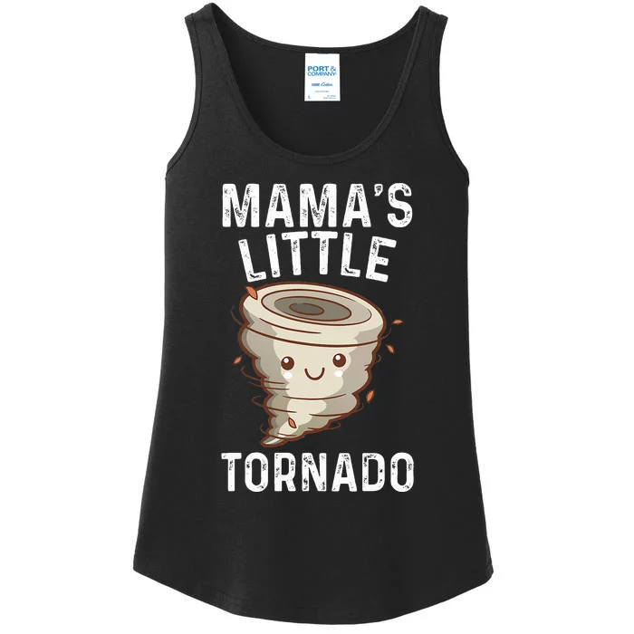 Weather Man Mamas Little Tornado Ladies Essential Tank