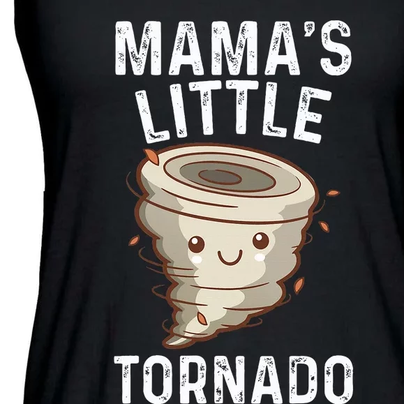 Weather Man Mamas Little Tornado Ladies Essential Flowy Tank