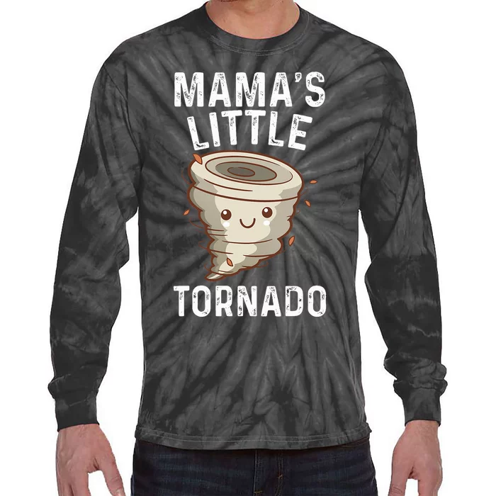 Weather Man Mamas Little Tornado Tie-Dye Long Sleeve Shirt