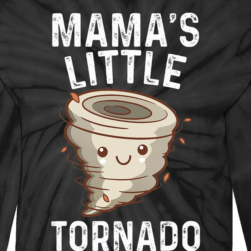 Weather Man Mamas Little Tornado Tie-Dye Long Sleeve Shirt