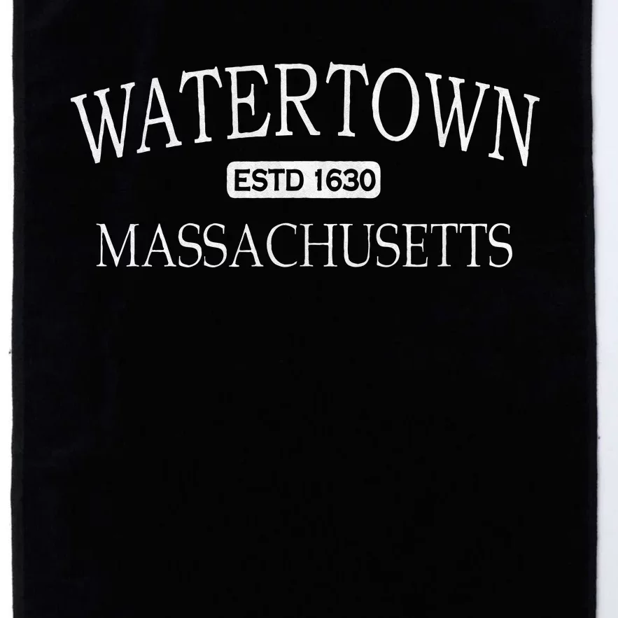 Watertown Massachusetts MA Platinum Collection Golf Towel