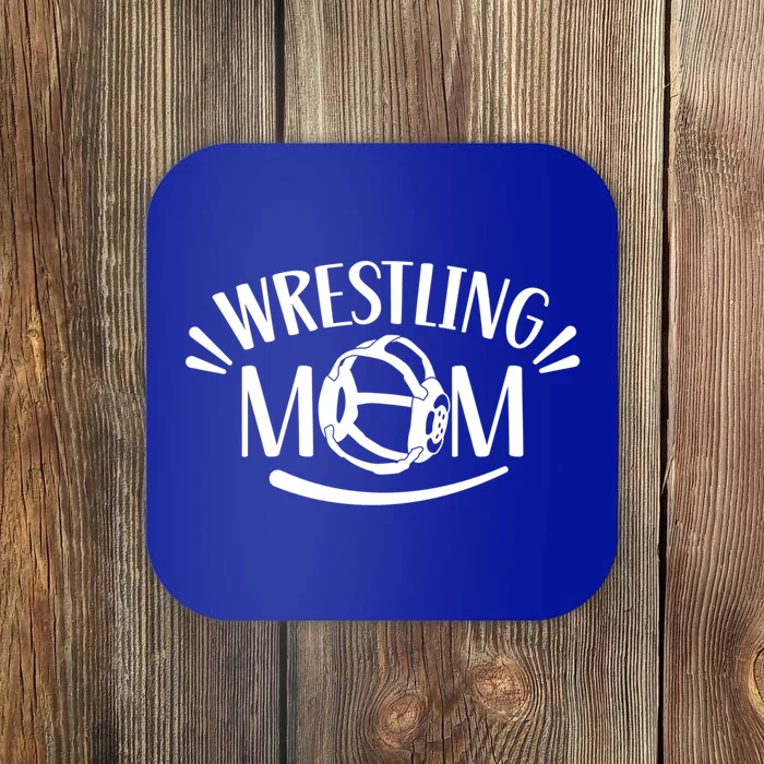 Wrestling Mom Martial Arts Wrestle Hobby Wrestler Gift Coaster