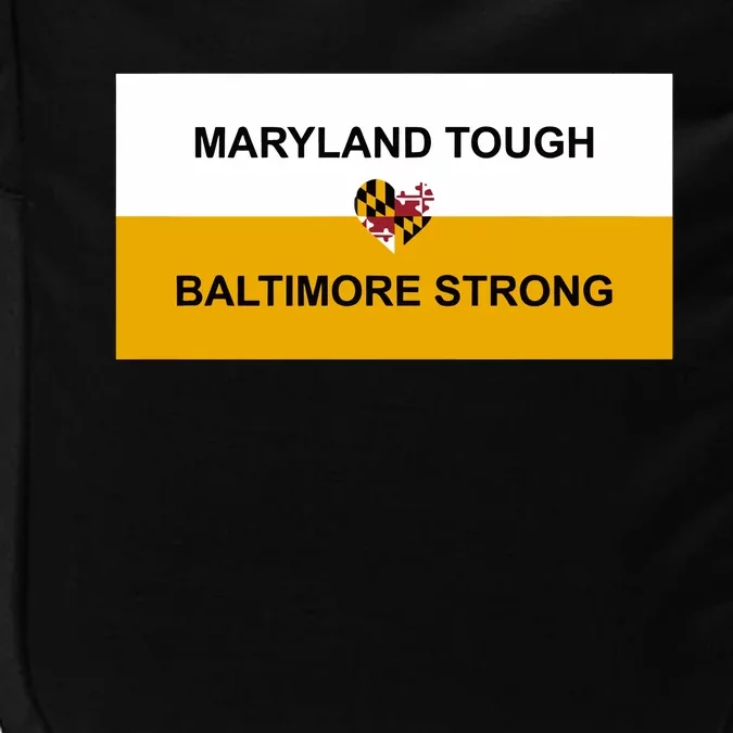 Wes Moore Maryland Tough Baltimore Strong Key Bridge Impact Tech Backpack