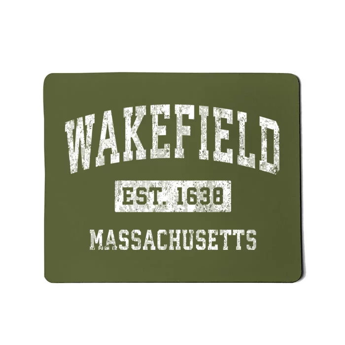 Wakefield Massachusetts Ma Vintage Sports Mousepad