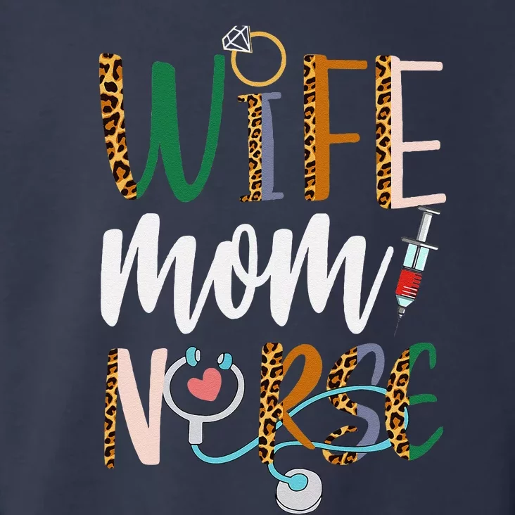 Wife Mom Nurse Women Rn Lpn Mothers Day For Nurses Toddler Hoodie