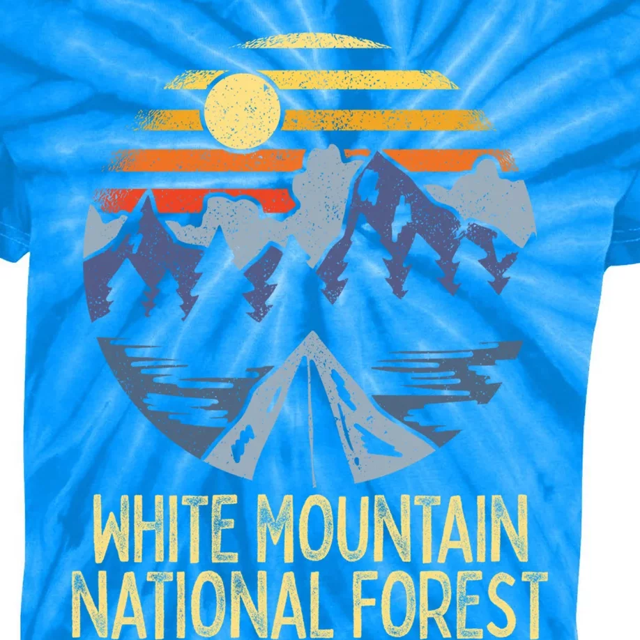 White Mountain National Forest New Hampshire And Maine Camping Cool Gift Kids Tie-Dye T-Shirt