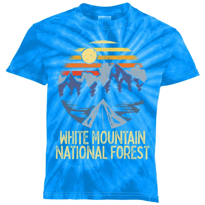 White Mountain National Forest New Hampshire And Maine Camping Cool Gift Kids Tie-Dye T-Shirt