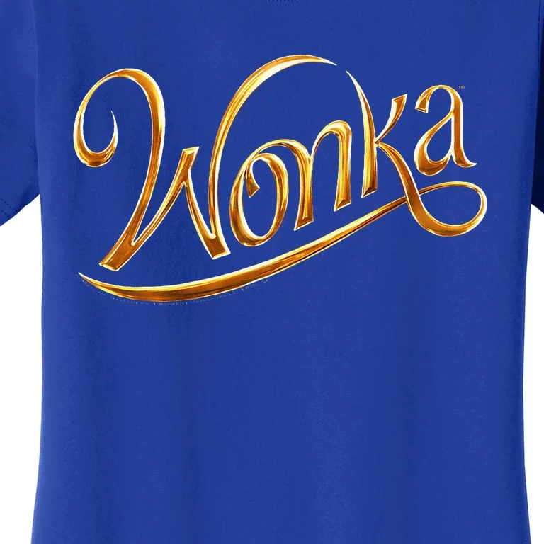 Wonka Movie New Gold Logo Women's T-Shirt