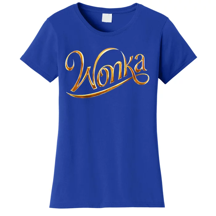 Wonka Movie New Gold Logo Women's T-Shirt