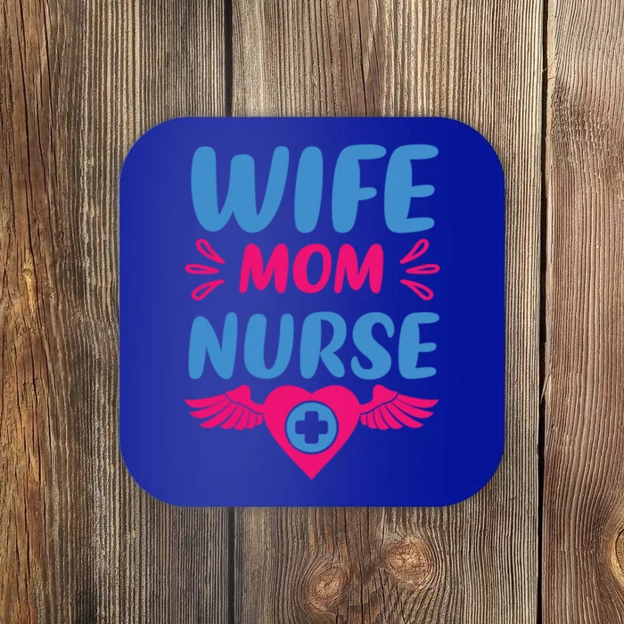 Wife Mom Nurse Nurses Rn Nurse Gift Coaster