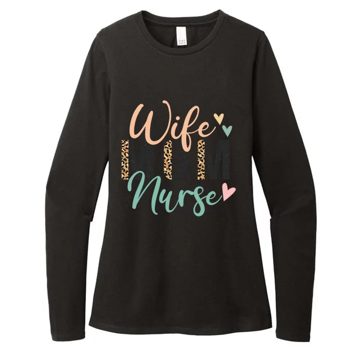 Wife Mom Nurse Gift Womens CVC Long Sleeve Shirt