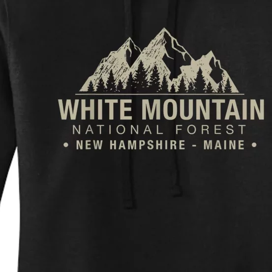 White Mountain National Forest New Hampshire Maine Women's Pullover Hoodie