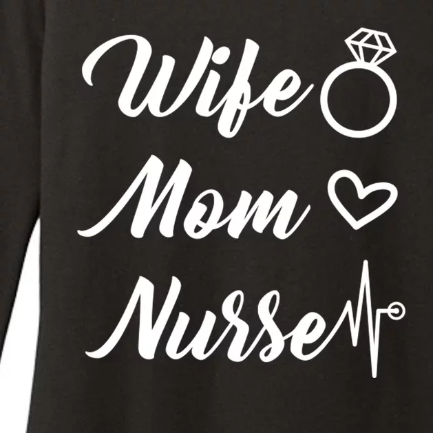 Wife Mom Nurse Cute Gift Womens CVC Long Sleeve Shirt