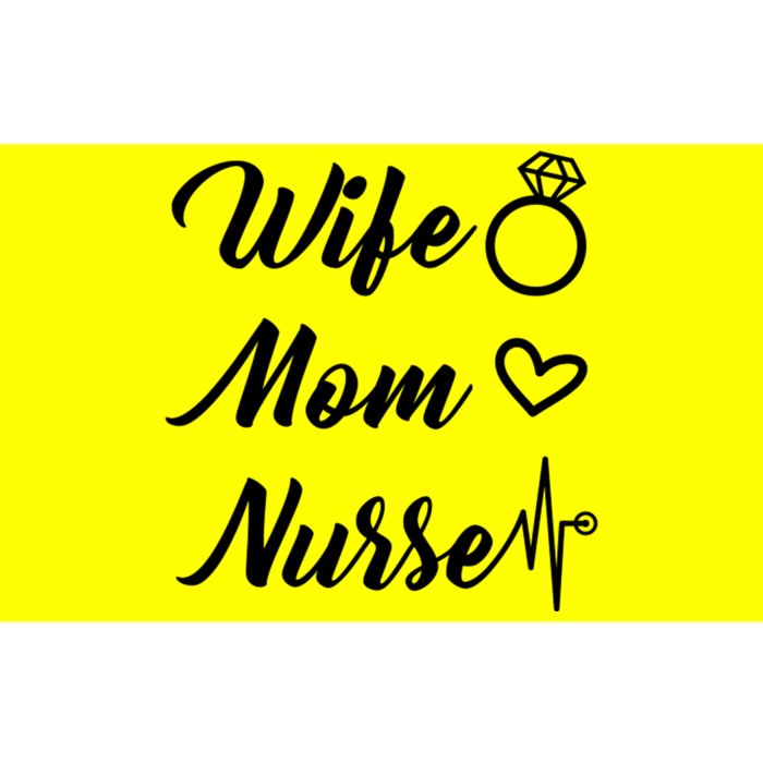 Wife Mom Nurse Cute Gift Bumper Sticker