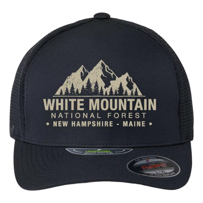 White Mountain National Forest New Hampshire Maine Flexfit Unipanel Trucker Cap