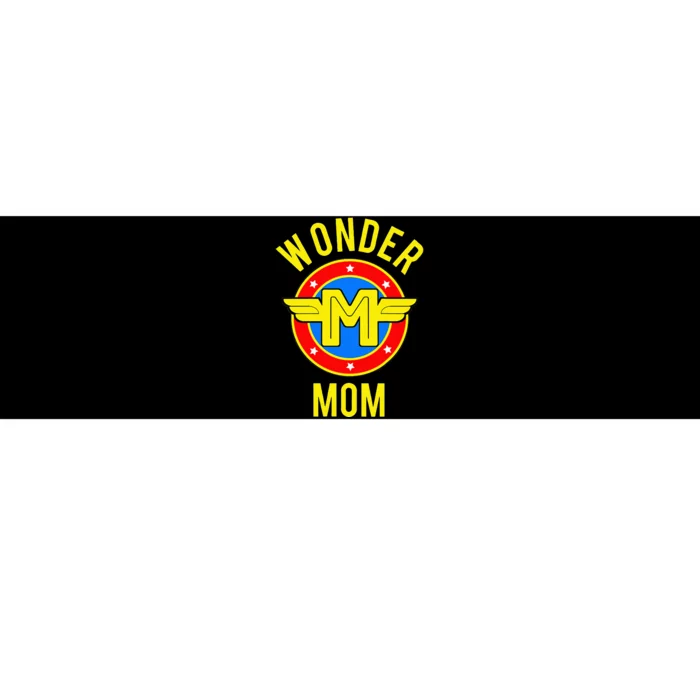 Womens Mom Of The Birthday Wonder Super Hero Party Idea Bumper Sticker