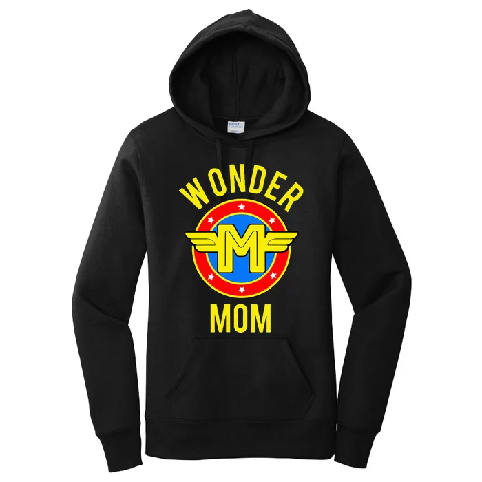 Womens Mom Of The Birthday Wonder Super Hero Party Idea Women's Pullover Hoodie