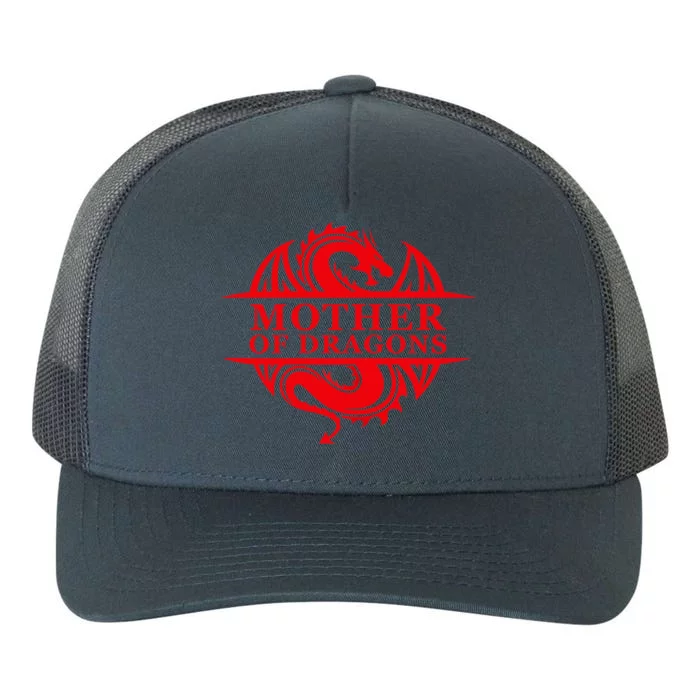 Wo Mother Of Dragons Mom Mother's Day Dragon Family Outfit Yupoong Adult 5-Panel Trucker Hat