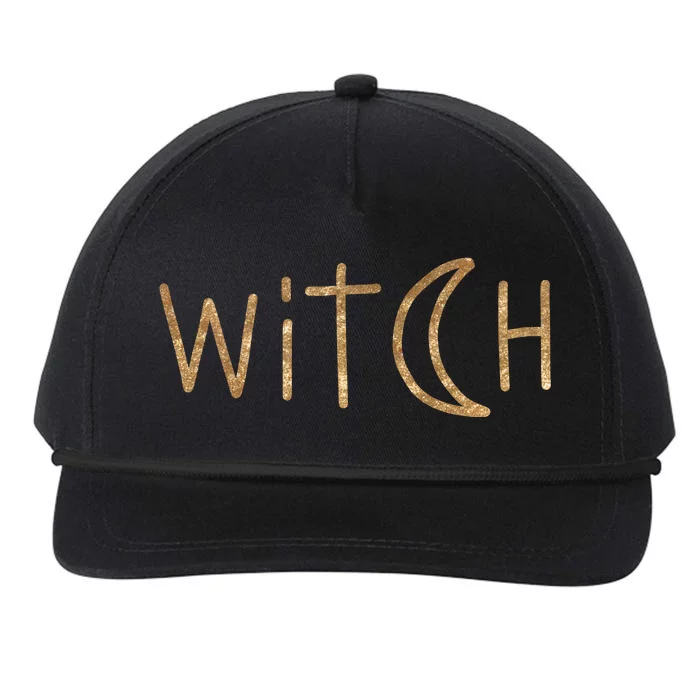 Witch Moon October Halloween Snapback Five-Panel Rope Hat