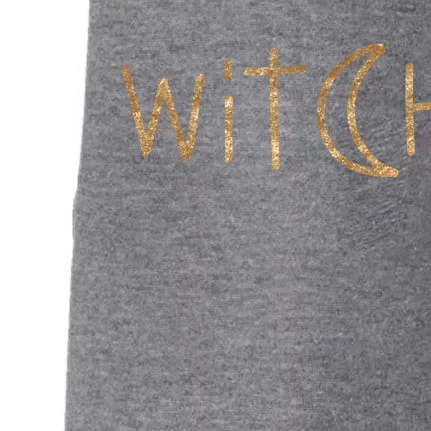 Witch Moon October Halloween Doggie 3-End Fleece Hoodie