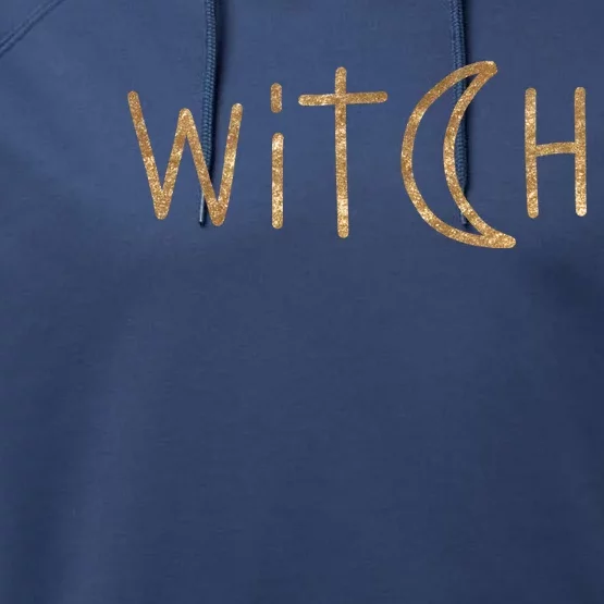 Witch Moon October Halloween Performance Fleece Hoodie