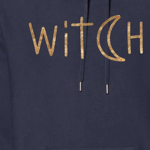 Witch Moon October Halloween Premium Hoodie