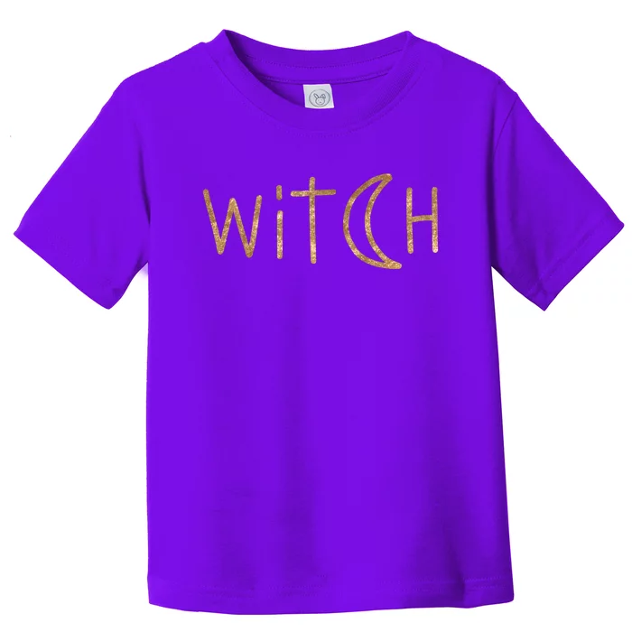 Witch Moon October Halloween Toddler T-Shirt