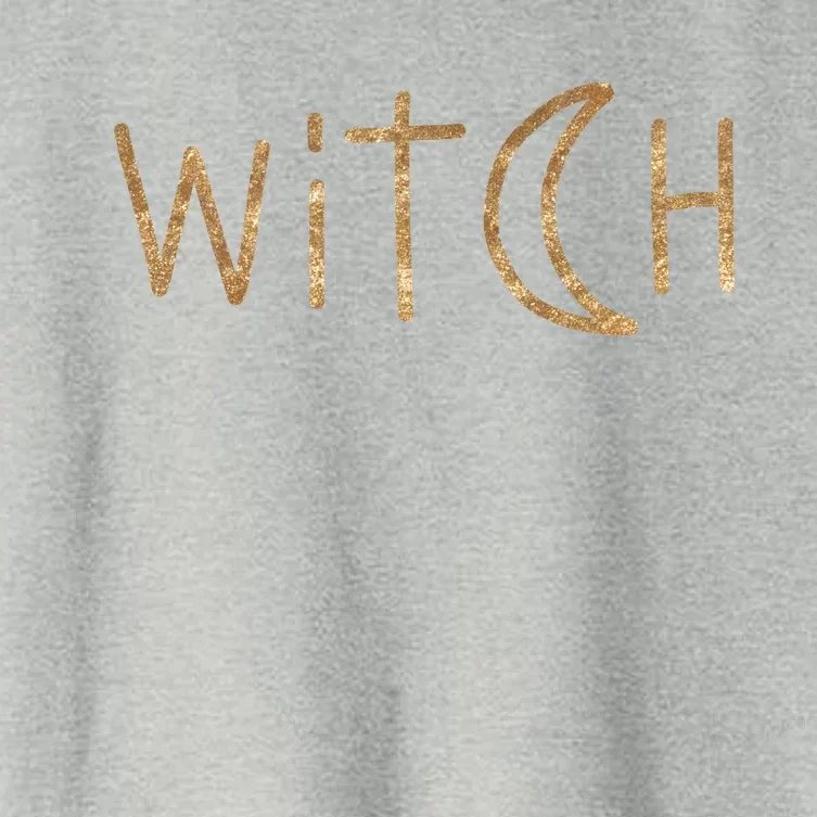 Witch Moon October Halloween Women's Crop Top Tee